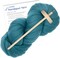 LEARN TO SPIN YARN - Beginner's Spinning Kit with Drop Spindle and Merino Pencil Roving. Choose your color.